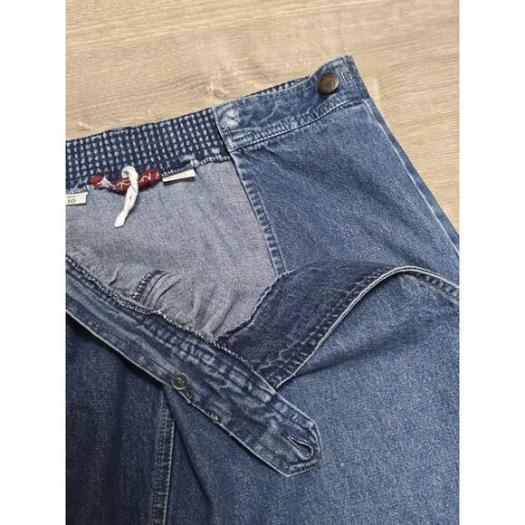 Vintage Sasson Paris Women's Denim Blue Jean Long Skirt Size‎ 10 - Picture 6 of 11